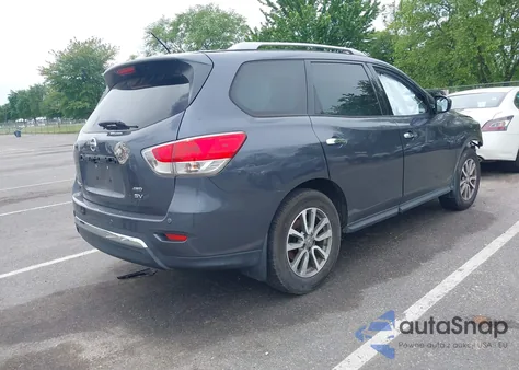 2014 Nissan Pathfinder Sv z USA, uszkodzony, nr VIN 5N1AR2MM6EC616953